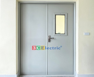 CỬA THÉP NGĂN CHÁY 70 PHÚT 2 CÁNH