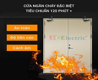 CỬA NGĂN CHÁY HƠN 120 PHÚT 2 CÁNH/ LOẠI ĐẶC BIỆT
