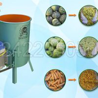 Máy xát rau củ quả thải loại 3A3Kw