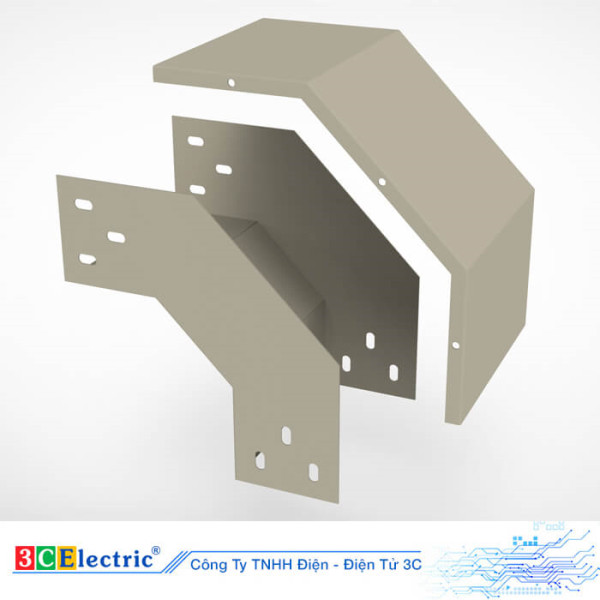 CO XUỐNG MÁNG CÁP 100×100 DÀY 1.2