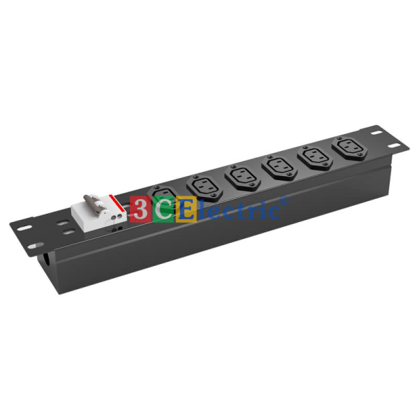 Ổ ĐIỆN TỦ MẠNG 06 Ổ CẮM C13, CÓ MCB 2P 32A
