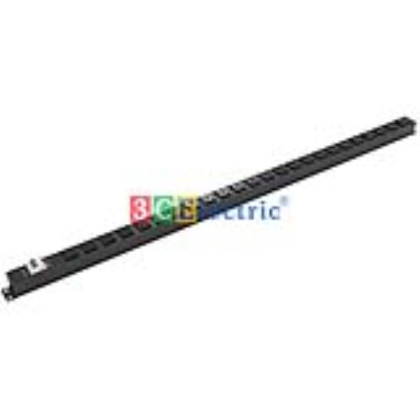 THANH NGUỒN PDU LẮP DỌC TỦ RACK 42U, 24 CỔNG 3 CHẤU CÓ MCB