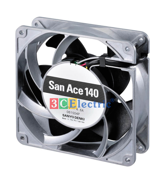 QUẠT DC SANYO DENKI ĐƯỜNG KÍNH 140MM (48V)