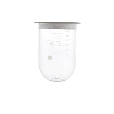 Cốc Hoà Tan Có Chóp Với Vành Nhựa 1000mL