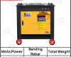MÁY UỐN SẮT GW70 11KW 380V