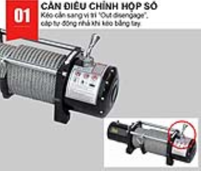 TỜI ĐIỆN ẮC QUY 6000LBS 12V