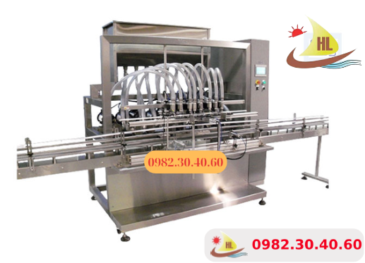Máy Chiết Rót Dầu Nhớt Tự Động 12 Vòi Chiết