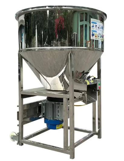 Máy Trộn Thức Ăn Chăn Nuôi Đứng Inox 50kg