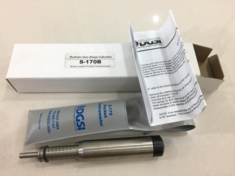 Thiết bị thử kháng xuyên đất bỏ túi- Dụng cụ thử kháng xuyên đất bỏ túi Durham Geo Slope Indicator (DGSI) Code S-170B