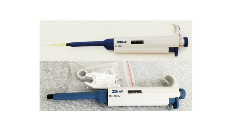 Dụng cụ định lượng tự động Micropipette 20 … 200µl EMC Lab Art.no: EMC-5720070