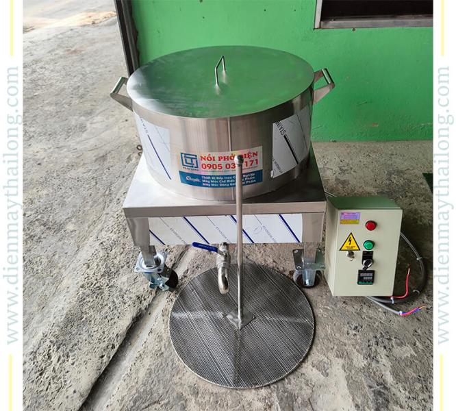 Bếp Chiên Đậu Hũ 50L Điện 3 Pha