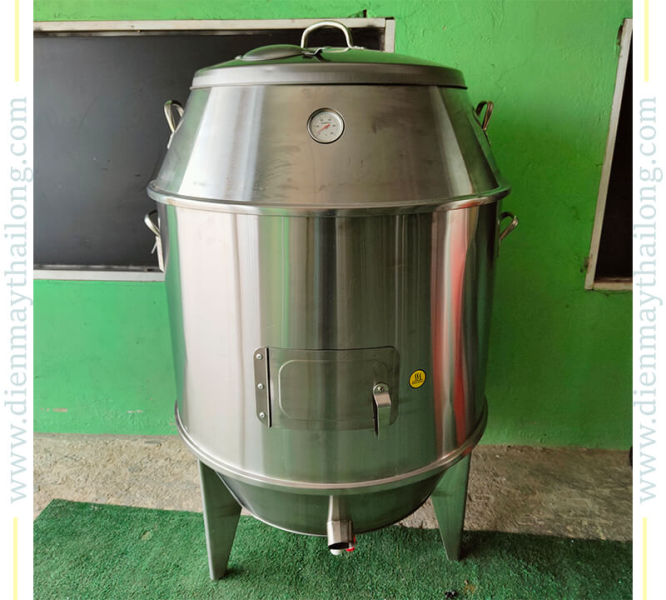 Lò Quay Vịt Inox Than Phi 80