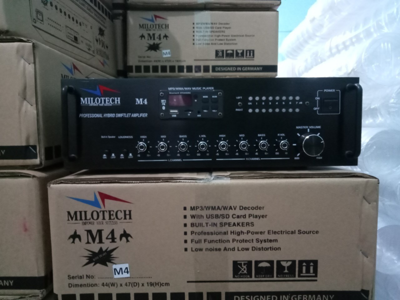 Ampli nhà yến Milotech M4 - Tải 350 loa ru