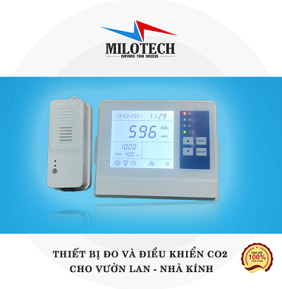 Thiết bị đo và điều khiển CO2 cho vườn lan - nhà kính