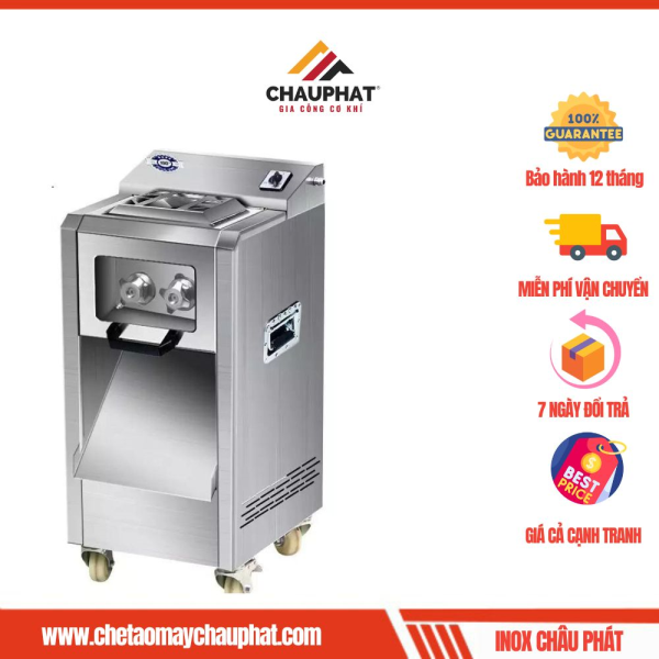 Máy cắt thịt heo luộc, giò chả, thịt đông lạnh