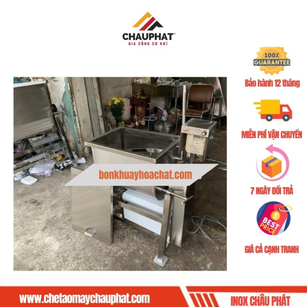 Bồn Khuấy Hóa Chất Công Nghiệp Bằng Inox 304