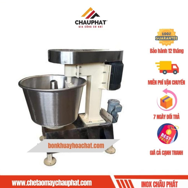 Máy Nhào Bột Mì Công Nghiệp Bằng Inox 304