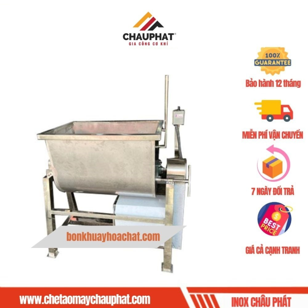 Máy Trộn Thực Phẩm 50Kg Bằng Inox 304