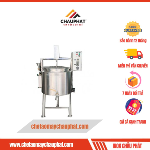 Nồi Nấu Có Cánh Khuấy 500L Bằng Inox 304