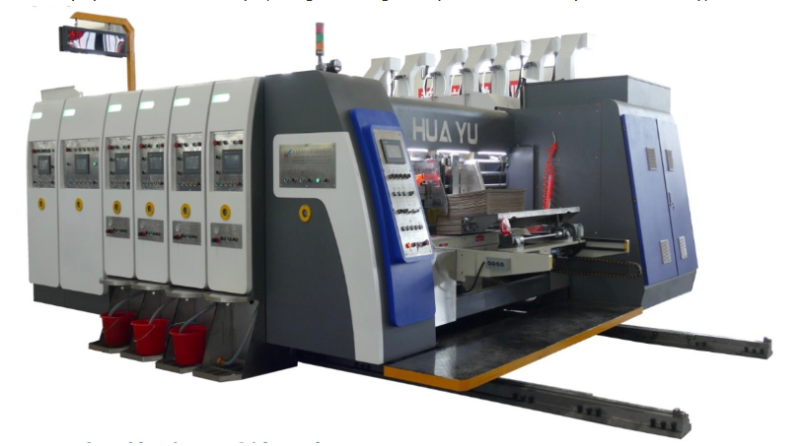 Máy in Flexo cao tốc toàn tự động có bỏ chạp dàn thu giấy HUAYU-HS920