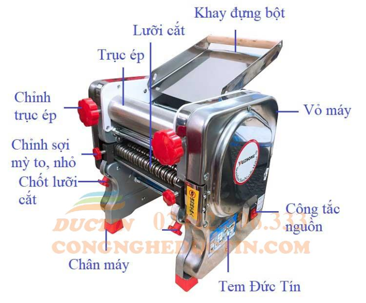 Máy cán bột QBS 200 (ĐT-CB01)