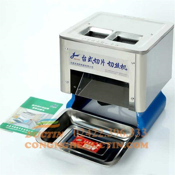 Máy thái thịt 2 cỡ dao ĐT-TT14 thái thịt tươi sống