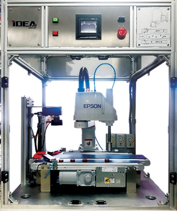 Robot phân loại sản phẩm theo màu sắc, kích thước, chất liệu