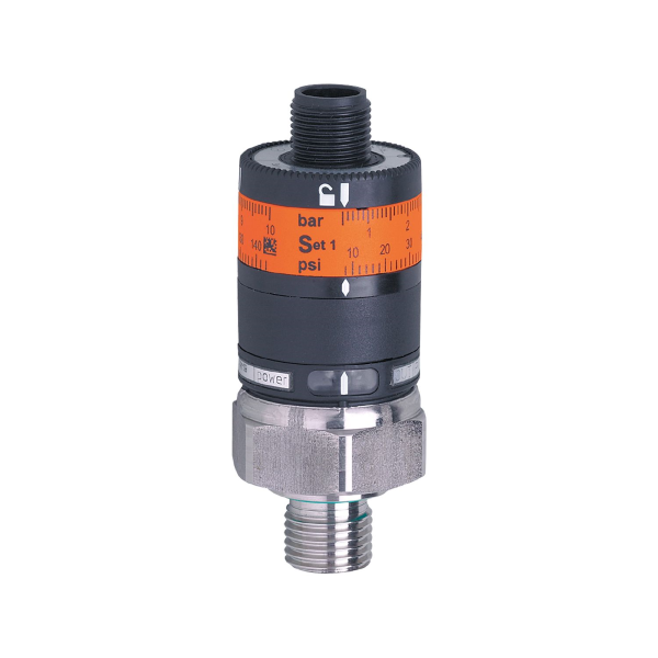 Công tắc áp suất điện tử IFM Efector PK5521 với thiết lập điểm chuyển mạch trực quan