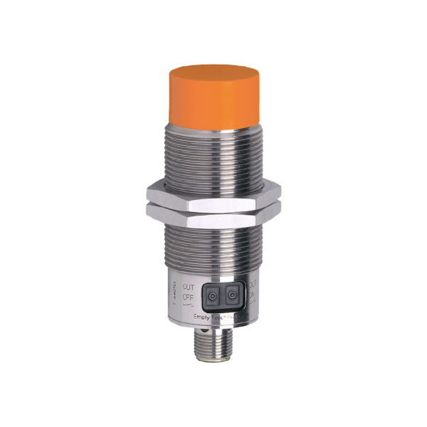 IFM KI5087 | Cảm biến tiệm cận điện dung M30, 15 mm (non-flush) | Ngõ ra PNP NO/NC lập trình | IO-Link | Vỏ inox, IP65/I