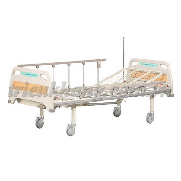 Giường bệnh nhân inox 1 tay quay
