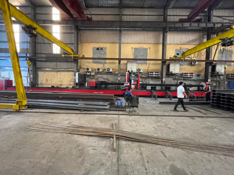 Máy cắt sắt CNC – Máy cắt thép hình H, I, U, V 350 500