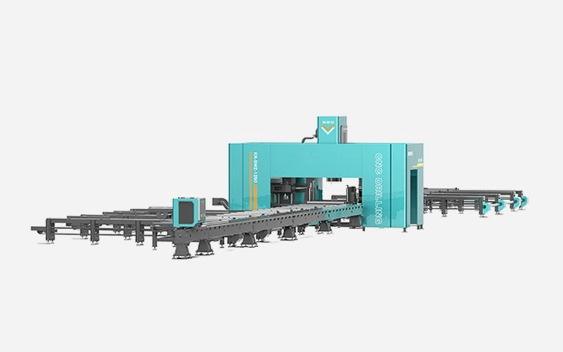 Máy Khoan Dầm H CNC 3D Tốc Độ Cao KR-SKJ-1250