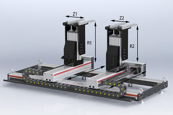 Cữ sau (backgauge) máy chấn tôn thủy lực