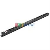 THANH PDU 18 CỔNG C19, LẮP DỌC TỦ RACK 36U, CÓ MCB 2P 50A