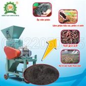 Máy nghiền đất đóng bầu 2 tầng 3A3Kw