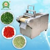 Máy thái ớt, sả, hành lá 3A1,5KW (có băng tải)