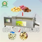Máy rửa và chà vỏ củ quả 3A3kW