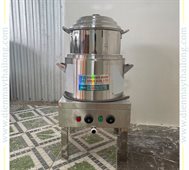 Nồi Hấp Cơm Tấm Điện 36CM Inox