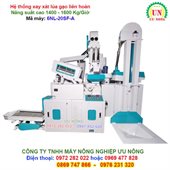 Hệ thống xay xát lúa gạo liên hoàn đời mới năng suất lớn 1400 – 1600 Kg/Giờ 6NL-20SF-A