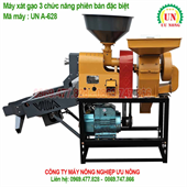 Máy xát gạo mini 3 chức năng phiên bản đặc biệt UN A628