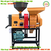 Máy xáy xát lúa gạo 2 chức năng phiên bản đặc biệt đầu nghiền búa UN 6ND-16