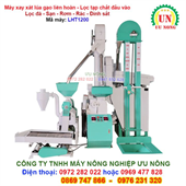 Máy xay xát lúa gạo liên hoàn công suất lớn 800 – 1200 Kg/h