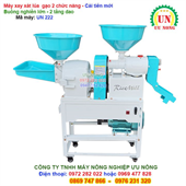 Máy Xát Gạo Hai Chức Năng – Buồng nghiền lớn 2 tầng dao UN 222