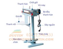 Máy hàn miệng túi PFS 650 (ĐT-HT04-2) có giá đỡ