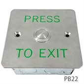 Công tắc khóa & thoát / Nút nhấn kim loại PB22