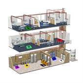 Hệ thống phân phối khí Nitơ y tế