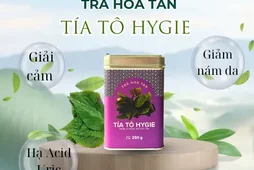 Trà hòa tan tía tô Hygie