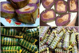 Bánh tét lá cẩm Cần Thơ
