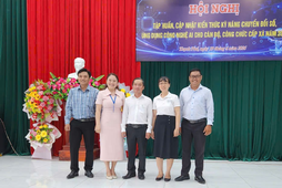 CASTA phối hợp UBND xã Thạnh Phú tổ chức tập huấn chuyển đổi số và ứng dụng trí tuệ nhân tạo cho cán bộ, công chức cấp xã