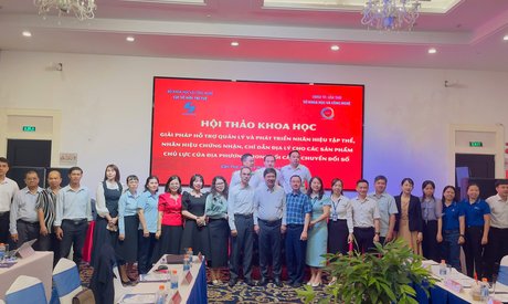 Giải pháp hỗ trợ quản lý và phát triển nhãn hiệu tập thể, nhãn hiệu chứng nhận, chỉ dẫn địa lý cho các sản phẩm chủ lực của địa phương trong bối cảnh chuyển đổi số